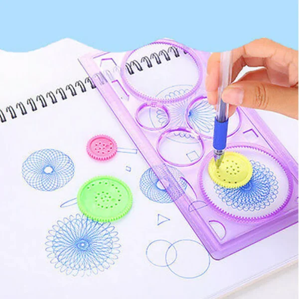 Spirograph Geometric Ruler Stencil - 1PC
