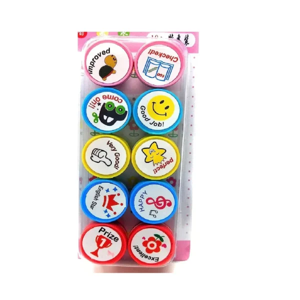 Appreciation Stamps Kids Stamp Set Motivation - Pack of 10