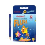 Goldfish 12 Color Pencil Half Size Pack for Kid - Image 2