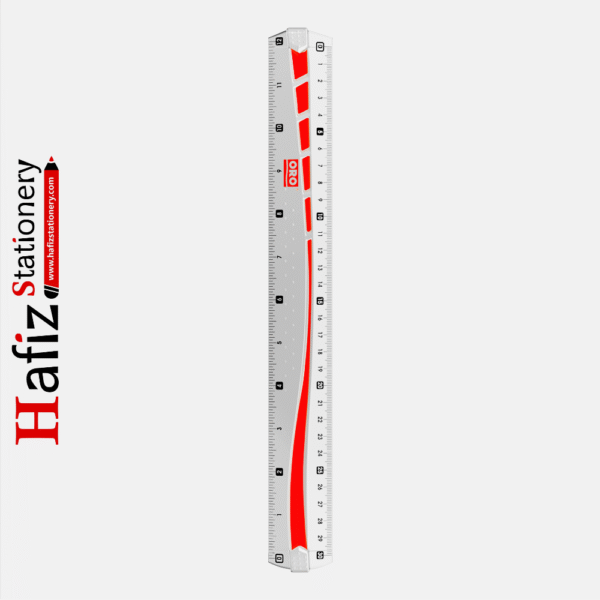 ORO 12 Inch Transparent Ruler