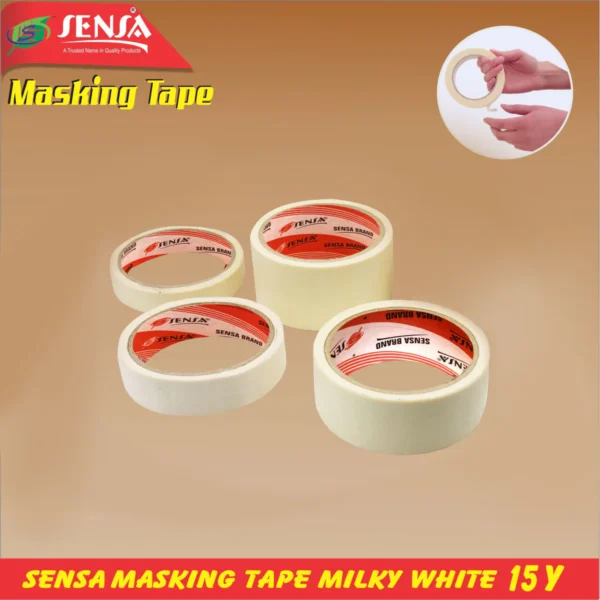 Sensa Masking Tape Milky White 15Y 1pc