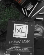 Canson XL Dessin Noir Black Paper Sketch Pad - Image 2