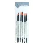 Keep Smiling Round Tip Paint Brush Pack of 6