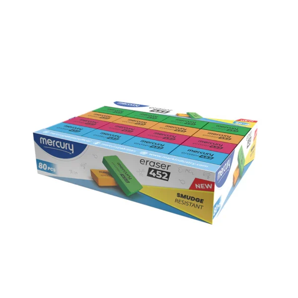 Mercury Eraser 452 Box 80pcs