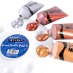 Mont Marte Metallic Acrylic Paint 50ml Set of 4 - Image 2