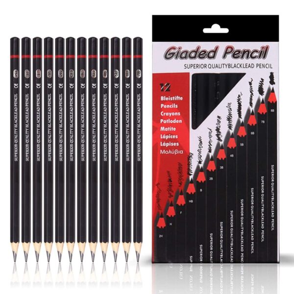 Drawing/Sketching pencils Set of 12pcs