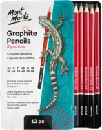 Mont Marte Graphite Pencil Set of 12 - Image 2