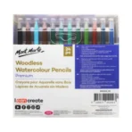 Mont Marte Woodless Watercolour Pencils Premium 24pc - Image 2