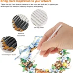 Keep Smiling Chisel Tip Paint Brush Pack of 6 - Image 2