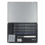 Cretacolor Monolith Graphite Pencil Tin Box Set Of 11 - Image 2