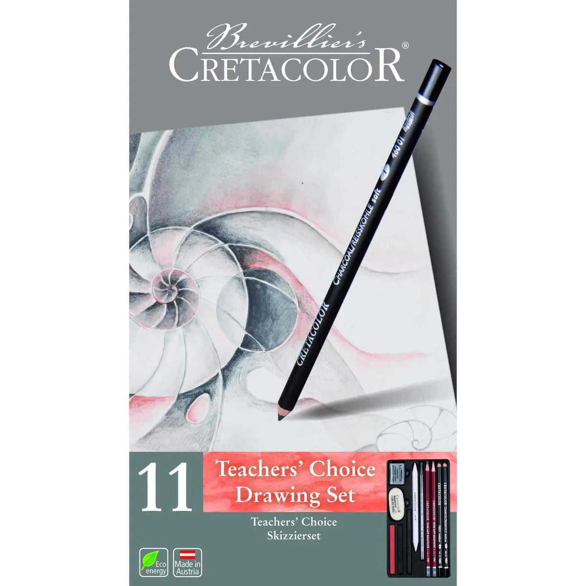 CretacolorTeachersChoiceDrawingSetOf11_2 Cretacolor Teachers Choice Drawing Set Of 11 - Image 1