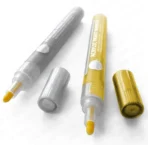 Daler Rowney Simply Acrylic Paint Marker Gold & Silver Set of 2 Pcs - Image 2