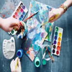 Omega Plastic Paint Palette 10 Pot Large - Image 2