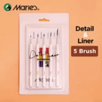 Maries Detail Liner Brush For Painting Set Of 5