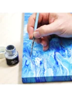 Mont Marte Premium Silver Foil Paint 20ml - Image 2