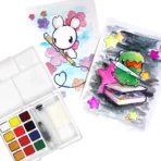 Sakura Koi Neon Watercolor Set Of 12 - Image 2