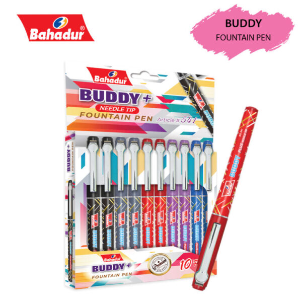 Buddy+ Fountain Pen 501 (10 Pcs)