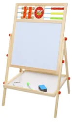 Kids Educational & Learning Magnetic Wooden Drawing Board - Image 2