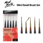 Mont Marte Mini Detail Brush Set of 5 - Image 2