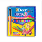 Deer Fibro Art Colour Marker 12pcs