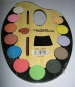 Artist Palette Water Colours with Brush 12 Colours