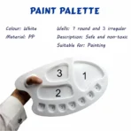 Omega Plastic Paint Palette 10 Pot Large - Image 3