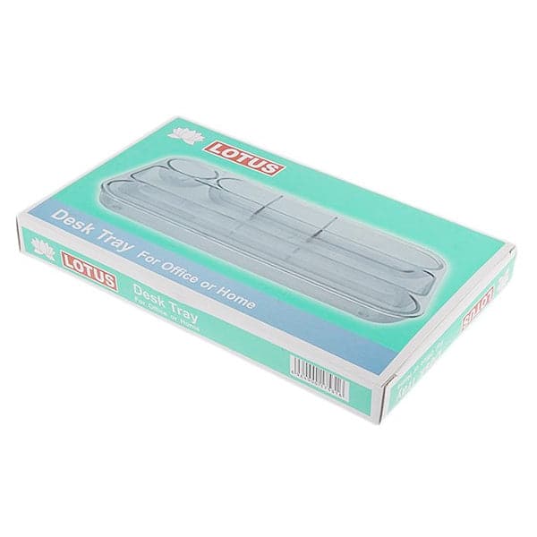 Desk Tray Lotus Transparent