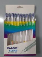 Piano Clear Fountain Pen Pack Of 10