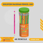 Goldfish Raushan Pencil Jar 48 Pcs