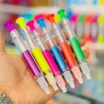 Syringe Shape Ballpoint Pens Colorful Ink - Image 2