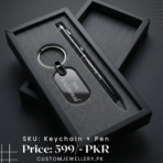 Custom Name Pen and Keychain