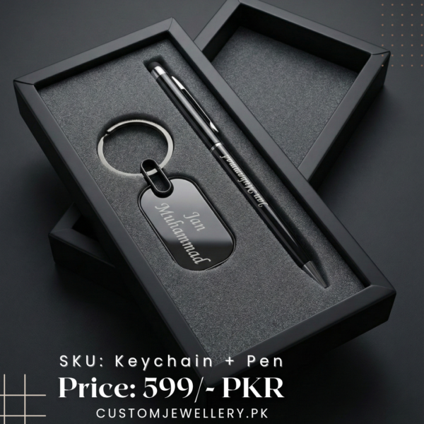 Custom Name Pen and Keychain