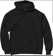 Jet Black Hoodie For Men
