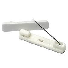 White Safety Pin Bar