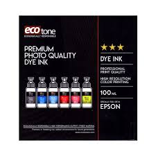 Ecotone Six colors ink For Epson L1800 L800 L805 T50 T60 and other 6 colors printers