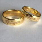 Customized Couple Name ring - Image 7