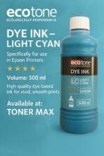 ECOTONE EPSON 500ML INK - LIGHT CYAN